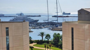 Fabulous studio apartment with aircon, parking and terrace ocean view